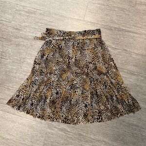 First Option Leopard Print Women's Skirt